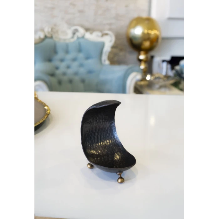 Bakır Lokumluk Mini Hilal Model Oksit Renk