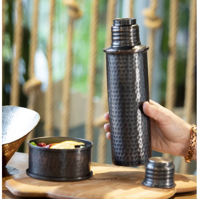 BAKIR MATARA ÇEKİÇ DÖVME BÜYÜK BOY OKSİTLİ BAKIR RENK