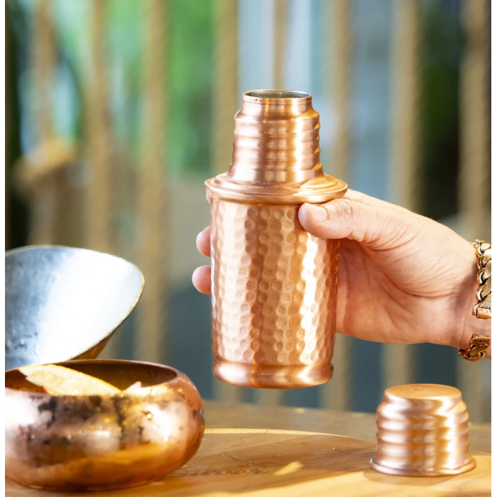 BAKIR MATARA ÇEKİÇ DÖVME KÜÇÜK BOY MAT BAKIR RENK