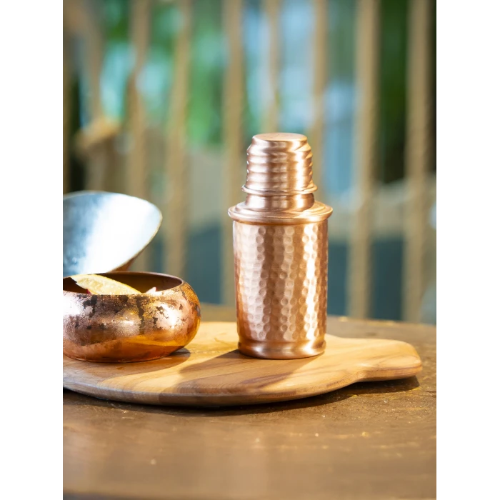 BAKIR MATARA ÇEKİÇ DÖVME KÜÇÜK BOY MAT BAKIR RENK