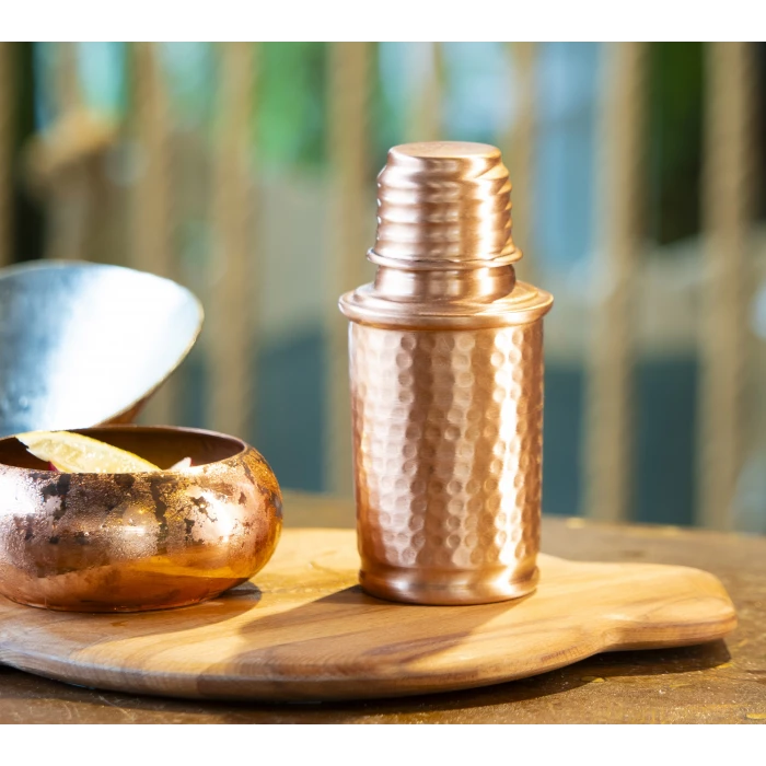 BAKIR MATARA ÇEKİÇ DÖVME KÜÇÜK BOY MAT BAKIR RENK