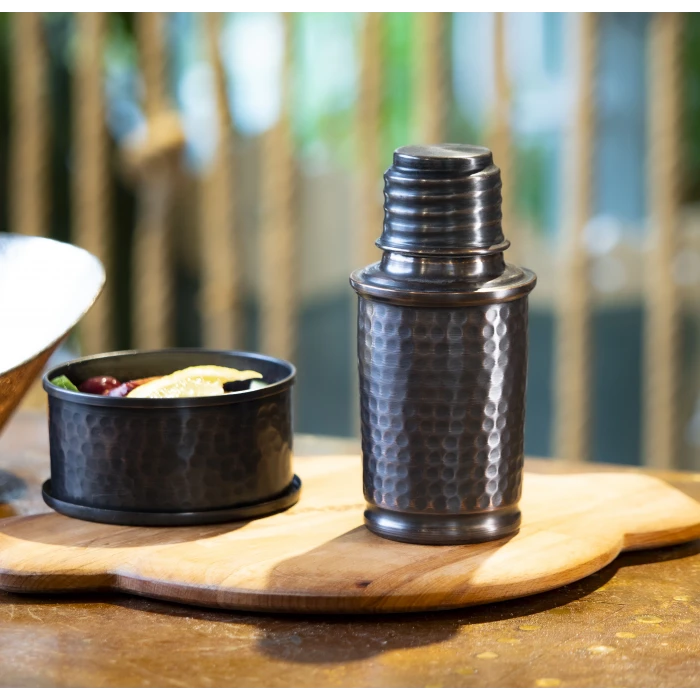 BAKIR MATARA ÇEKİÇ DÖVME KÜÇÜK BOY OKSİTLİ BAKIR RENK