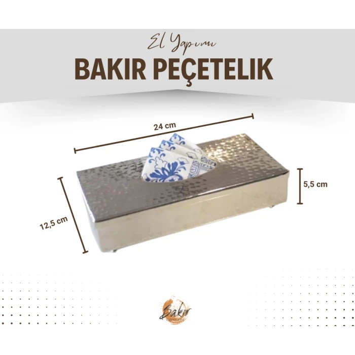 BAKIR PEÇETELİK GÜMÜŞ RENK