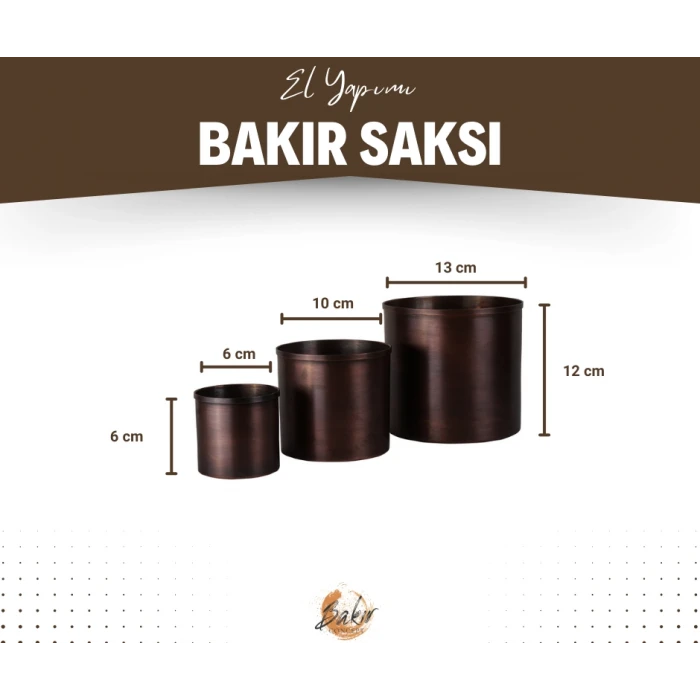 BAKIR SAKSI TAKIMI 3LÜ OKSİTLİ RENK