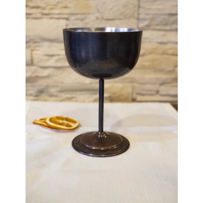 BAKIR ŞARAP KADEHİ OKSİTLİ BAKIR RENK