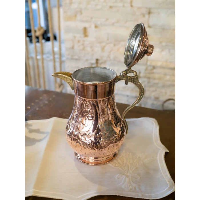 BAKIR SÜRAHİ DESENLİ MODEL BAKIR RENK