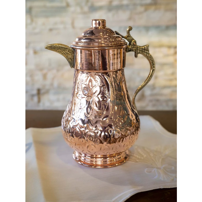 BAKIR SÜRAHİ DESENLİ MODEL BAKIR RENK