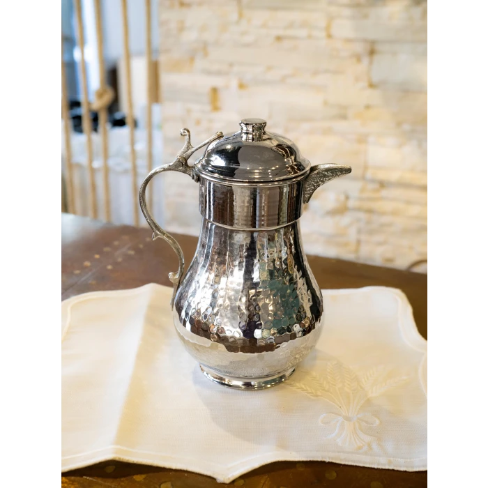 BAKIR SÜRAHİ KAPAKLI MODEL GÜMÜŞ RENK