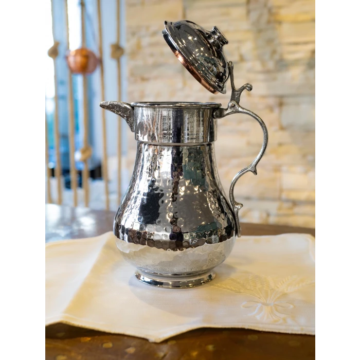 BAKIR SÜRAHİ KAPAKLI MODEL GÜMÜŞ RENK