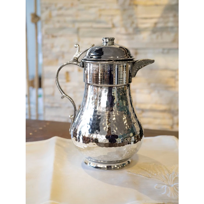 BAKIR SÜRAHİ KAPAKLI MODEL GÜMÜŞ RENK