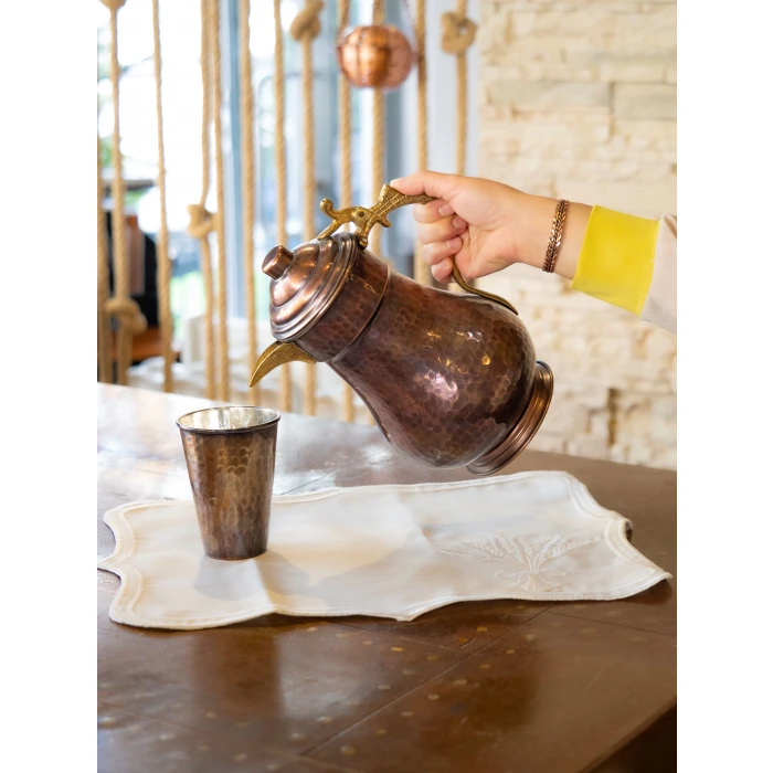 BAKIR SÜRAHİ KAPAKLI MODEL OKSİT RENK