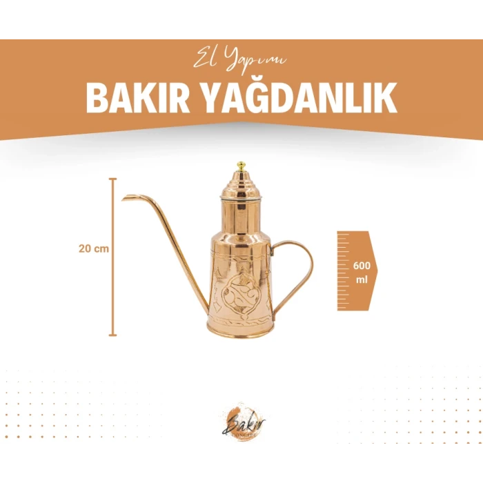 BAKIR YAĞDANLIK İŞLEMELİ MODEL BAKIR RENK