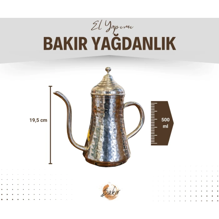 BAKIR YAĞDANLIK OTANTİK MODEL GÜMÜŞ RENK NO:2