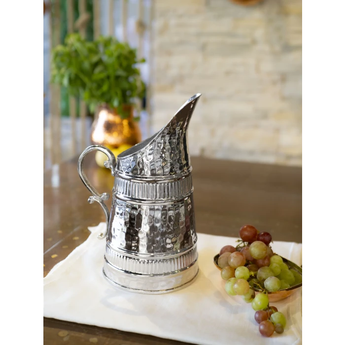 BAKIR SÜRAHİ BOZA MODEL GÜMÜŞ RENK