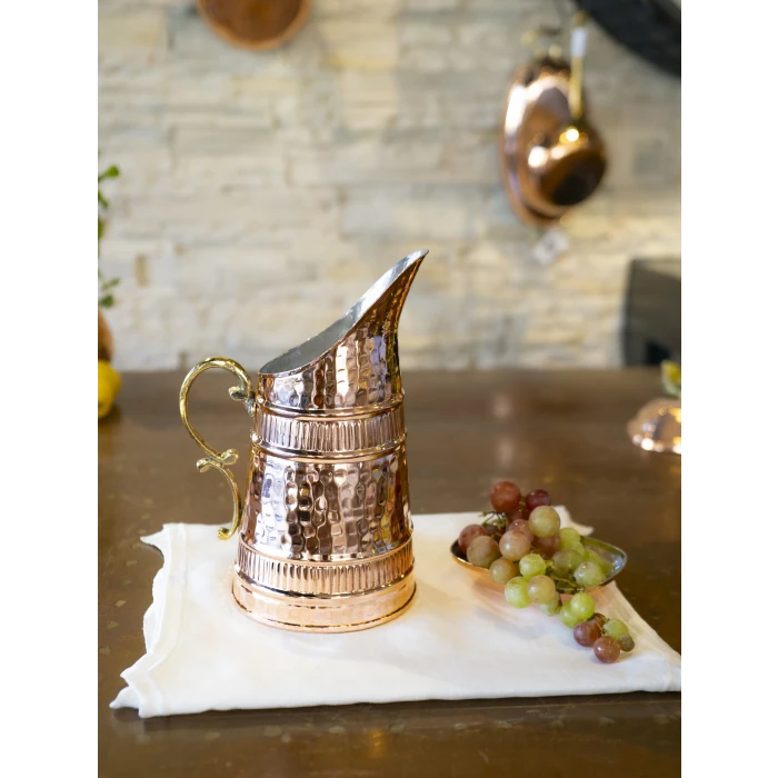 BAKIR SÜRAHİ BOZA MODEL PARLAK BAKIR RENK