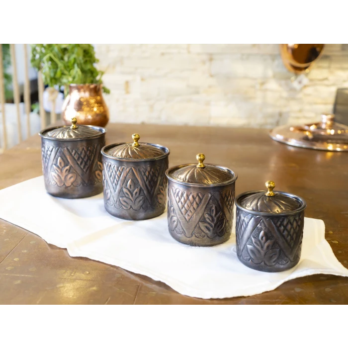 BAKIR BAHARAT TAKIMI DESEN KAKMALI MODEL OKSİT RENK (4LÜ)