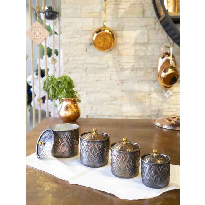 BAKIR BAHARAT TAKIMI DESEN KAKMALI MODEL OKSİT RENK (4LÜ)