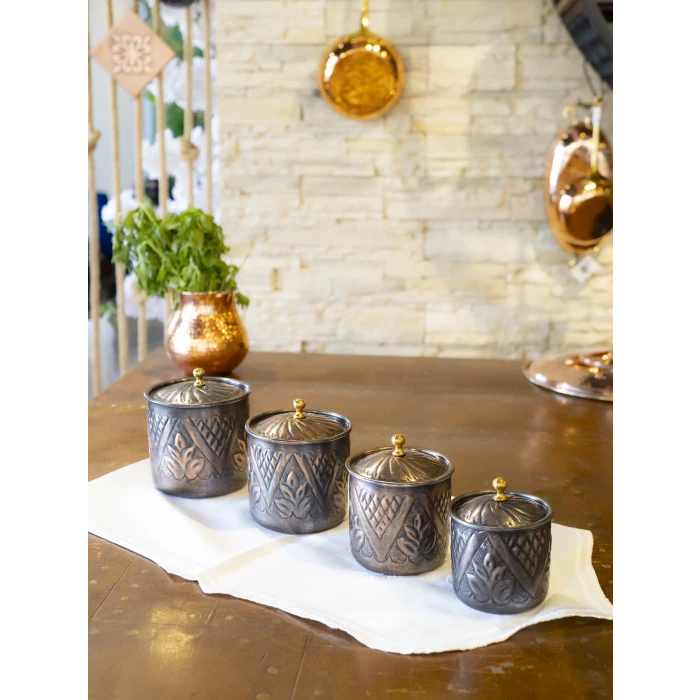 BAKIR BAHARAT TAKIMI DESEN KAKMALI MODEL OKSİT RENK (4LÜ)