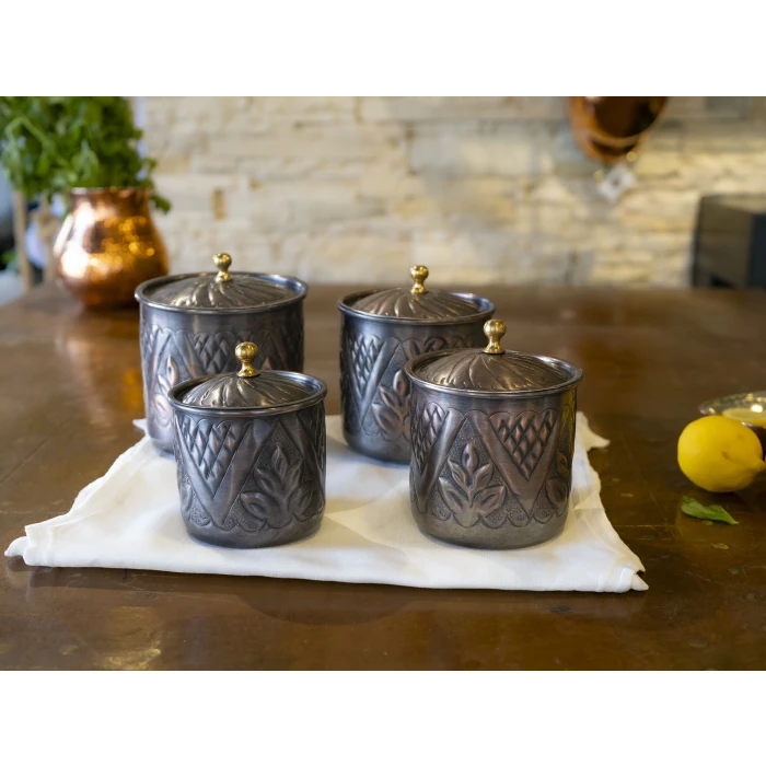 BAKIR BAHARAT TAKIMI DESEN KAKMALI MODEL OKSİT RENK (4LÜ)