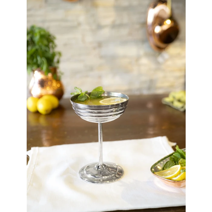 BAKIR KADEH DİLİMLİ MODEL GÜMÜŞ RENK