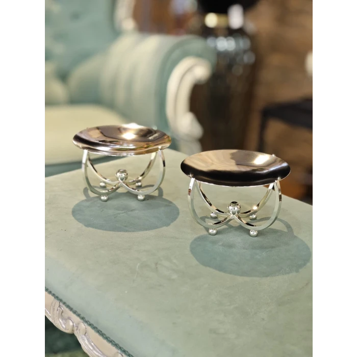 GÜMÜŞ KAPLAMA STANDLI SUNUMLUK