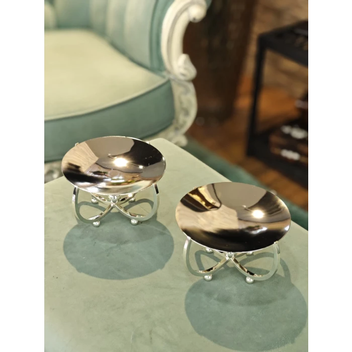 GÜMÜŞ KAPLAMA STANDLI SUNUMLUK