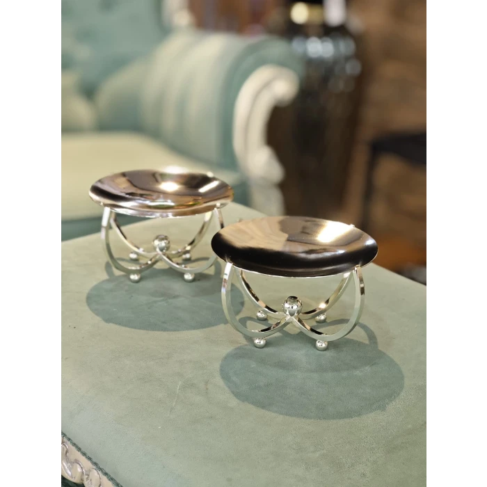 GÜMÜŞ KAPLAMA STANDLI SUNUMLUK