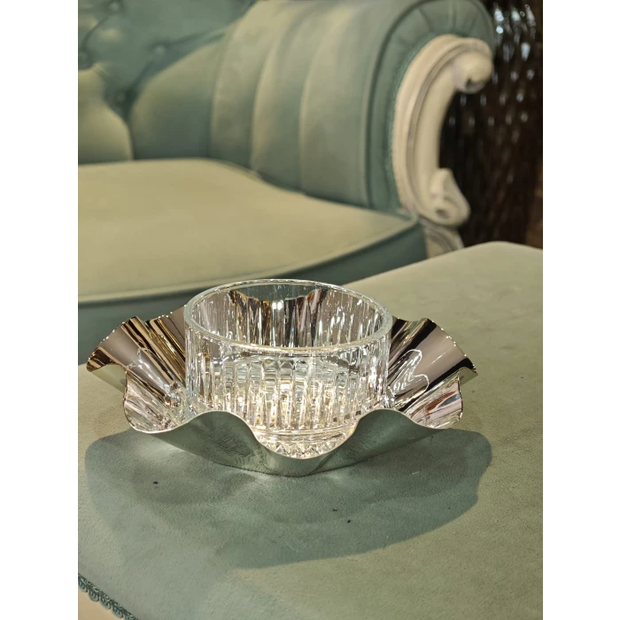 GÜMÜŞ KAPLAMA SUNUMLUK MARUL KASE MODELİ