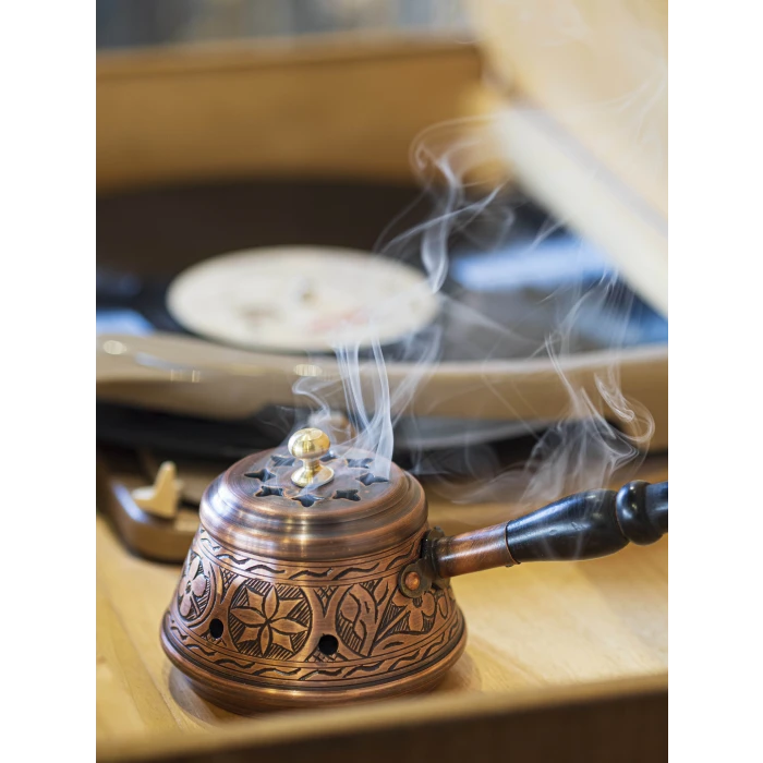 BAKIR BUHURDANLIK İŞLEMELİ MODEL OKSİTLİ RENK