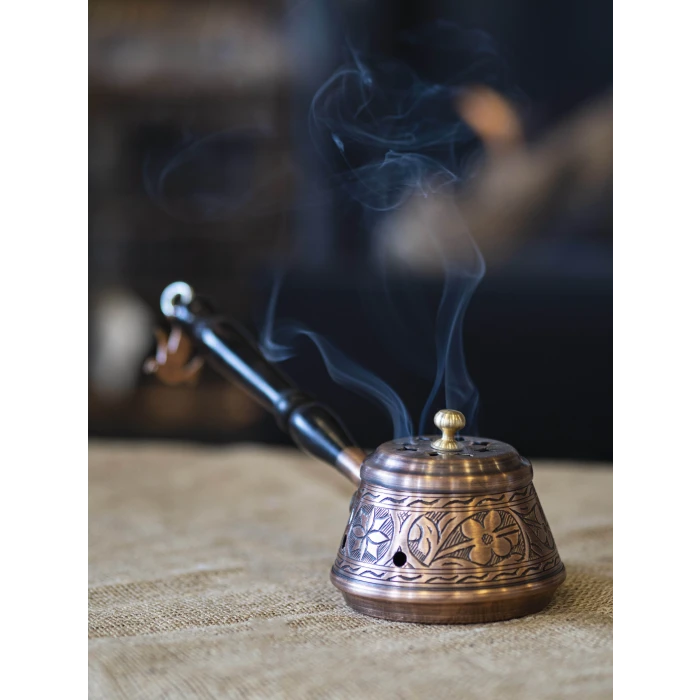 BAKIR BUHURDANLIK İŞLEMELİ MODEL OKSİTLİ RENK