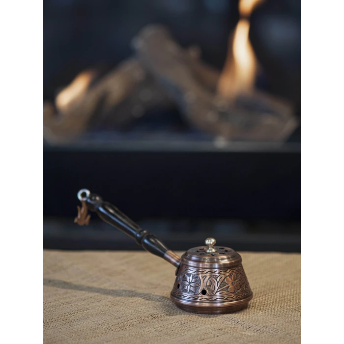 BAKIR BUHURDANLIK İŞLEMELİ MODEL OKSİTLİ RENK