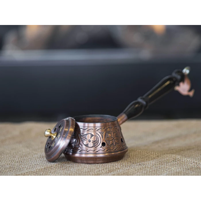 BAKIR BUHURDANLIK İŞLEMELİ MODEL OKSİTLİ RENK