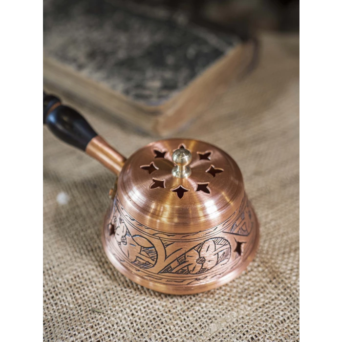 BAKIR BUHURDANLIK İŞLEMELİ MODEL BAKIR RENK