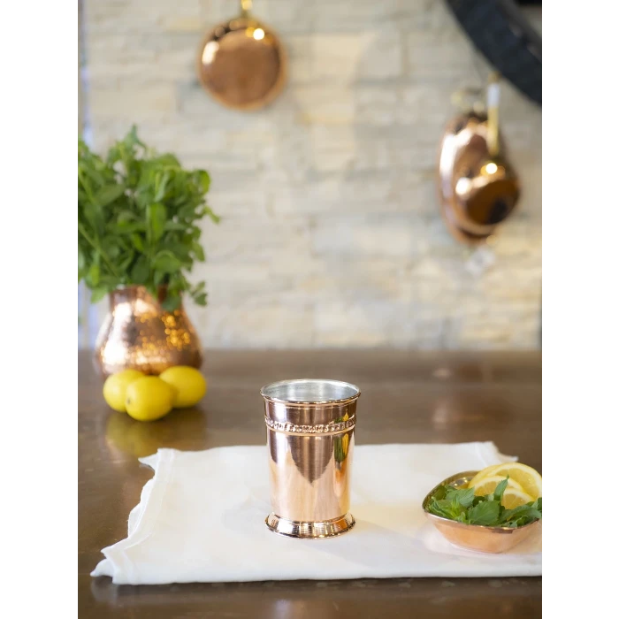 Bakır Bardak Julep Kokteyl Model Bakır Renk