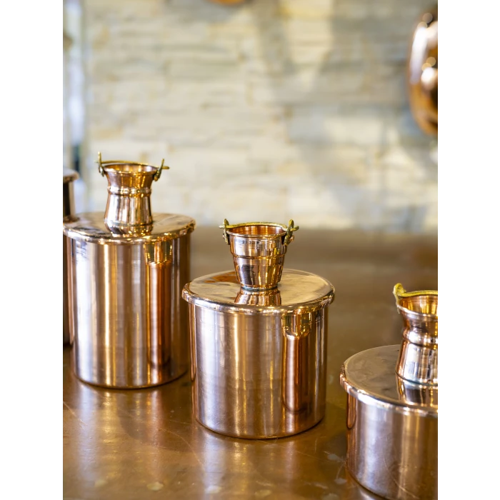 Bakır Baharat Seti Objeli Model 4lü Bakır Renk