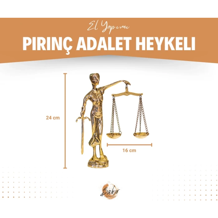 PİRİNÇ DÖKÜM ADALET HEYKELİ (THEMIS HEYKELİ)
