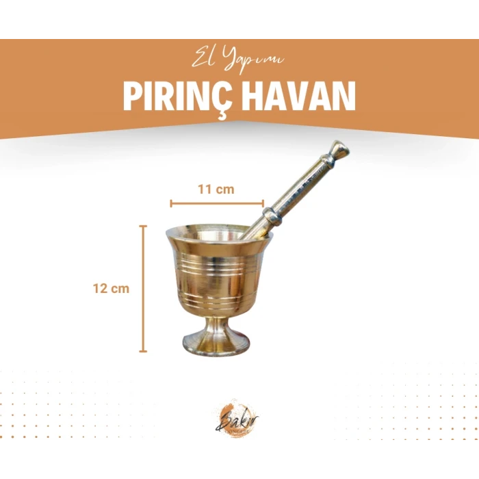 PİRİNÇ HAVAN 12 CM