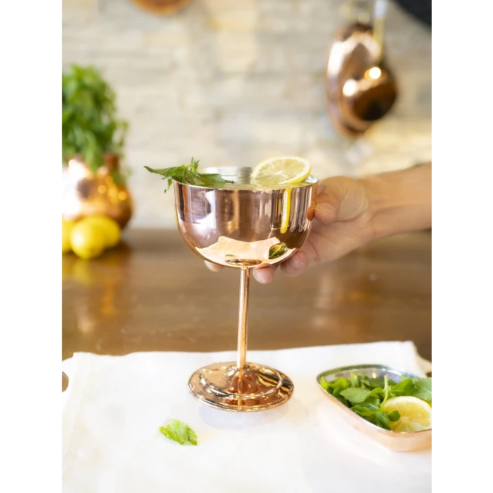 BAKIR ŞARAP KADEH BAKIR RENK