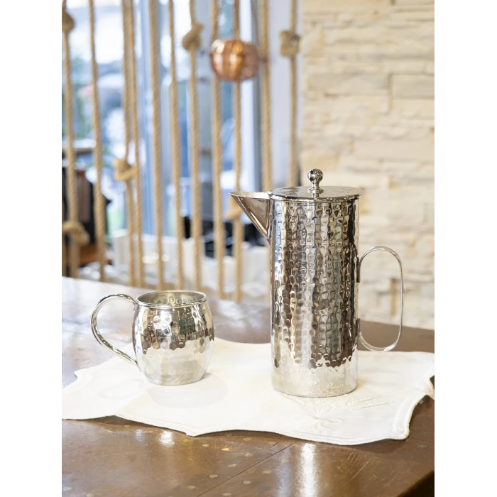 BAKIR SÜRAHİ SİLİNDİR GÜMÜŞ RENK