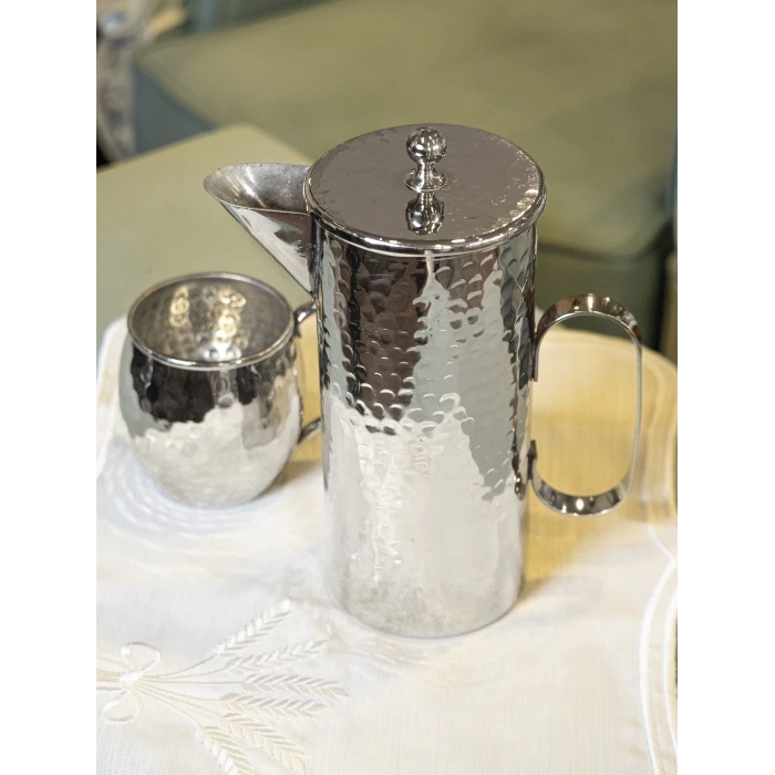 BAKIR SÜRAHİ SİLİNDİR GÜMÜŞ RENK