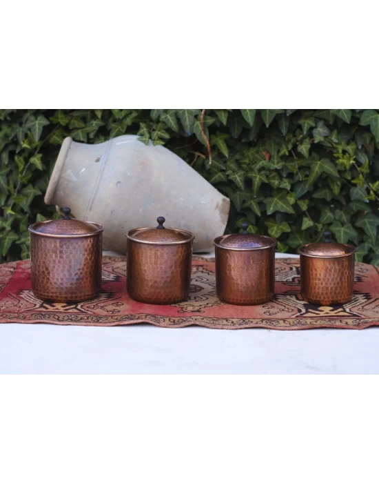 BAKIR BAHARAT TAKIMI CEKİÇ DÖVMELİ OKSİTLİ RENK (4LÜ)