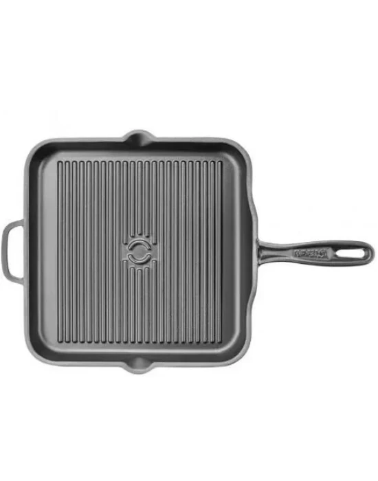 Silver Döküm Izgara Tava 30x30 cm Siyah