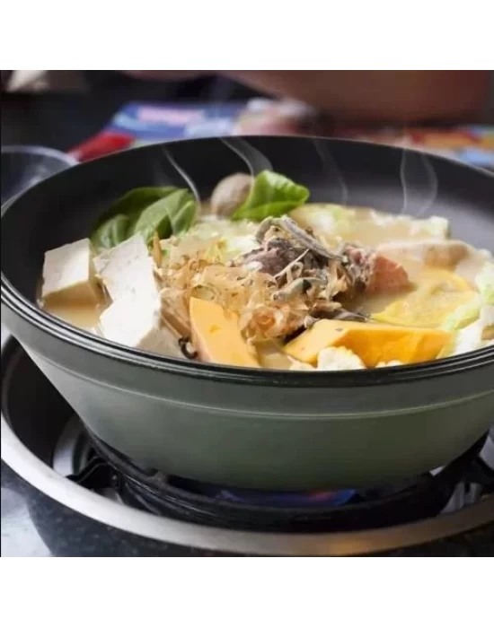 Silver Döküm Wok Izgara Tava 28 cm Siyah