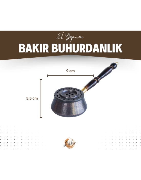 BAKIR BUHURDANLIK LAURUS MODEL OKSİTLİ BAKIR RENK