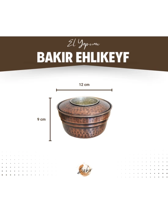 Bakır Ehlikeyif Kapaklı 2li Oksit Renk