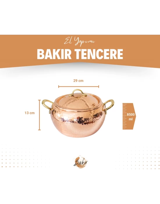 BAKIR GÜVEÇ TENCERESİ MODERN 19 CM