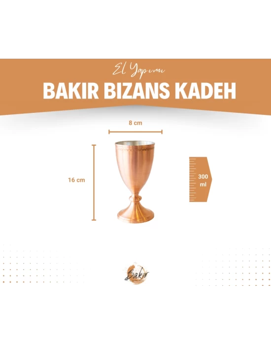 BAKIR KADEH-BARDAK BİZANS MODEL MAT RENK