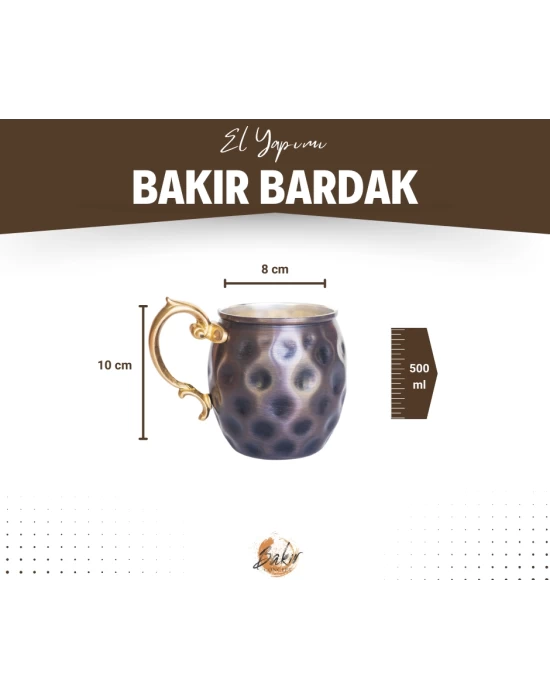 BAKIR KUPA GAMZELİ MODEL 2Lİ OKSİTLİ RENK