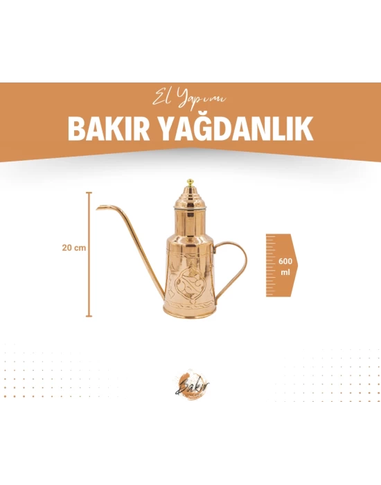 BAKIR YAĞDANLIK İŞLEMELİ MODEL BAKIR RENK