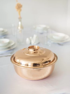 BAKIR TENCERE HELVANE MODEL 22CM